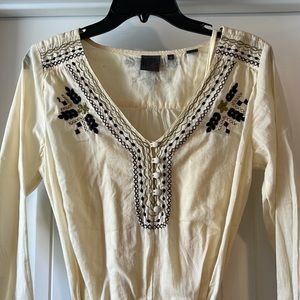 Southern threads size small linen dress with liner